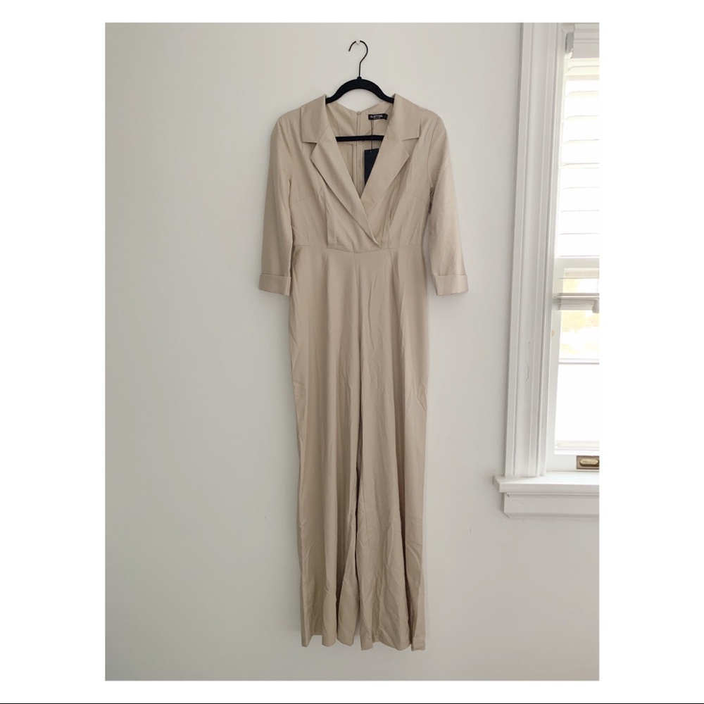 Beige Jumpsuit